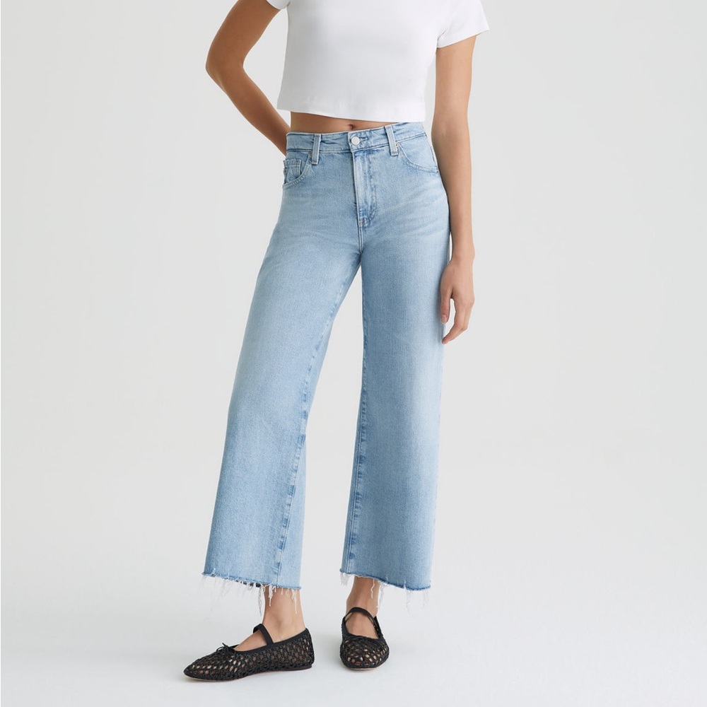 AG Adriano Goldschmied Saige HIGH-RISE WIDE LEG 360°STRETCH DENIM CHATEAU